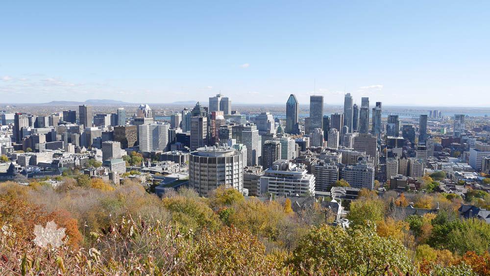Montréal vu du Mont Royal