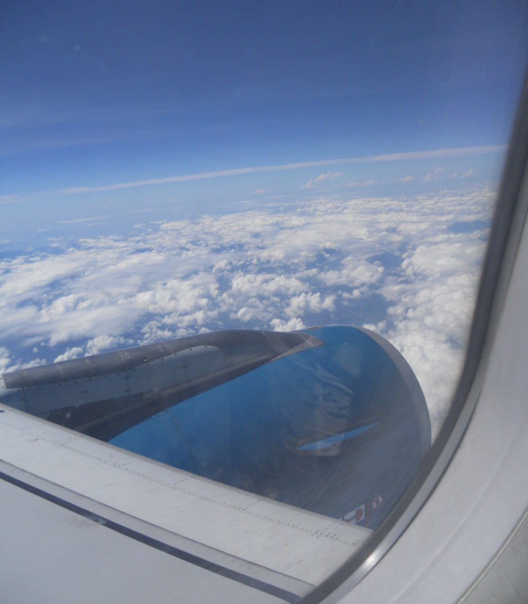 l'avion du retour